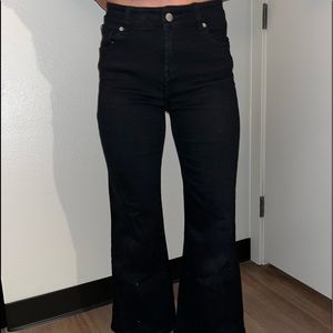 UNIF Black Flare "Scan" Jeans